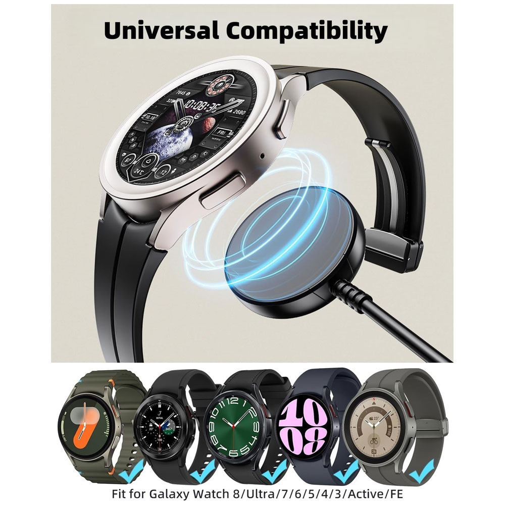 شارژر وایرلس ساعت سامسونگ گلکسی واچ GALAXY WATCH 4/5/6/7/8 مناسب تمامی سری ها