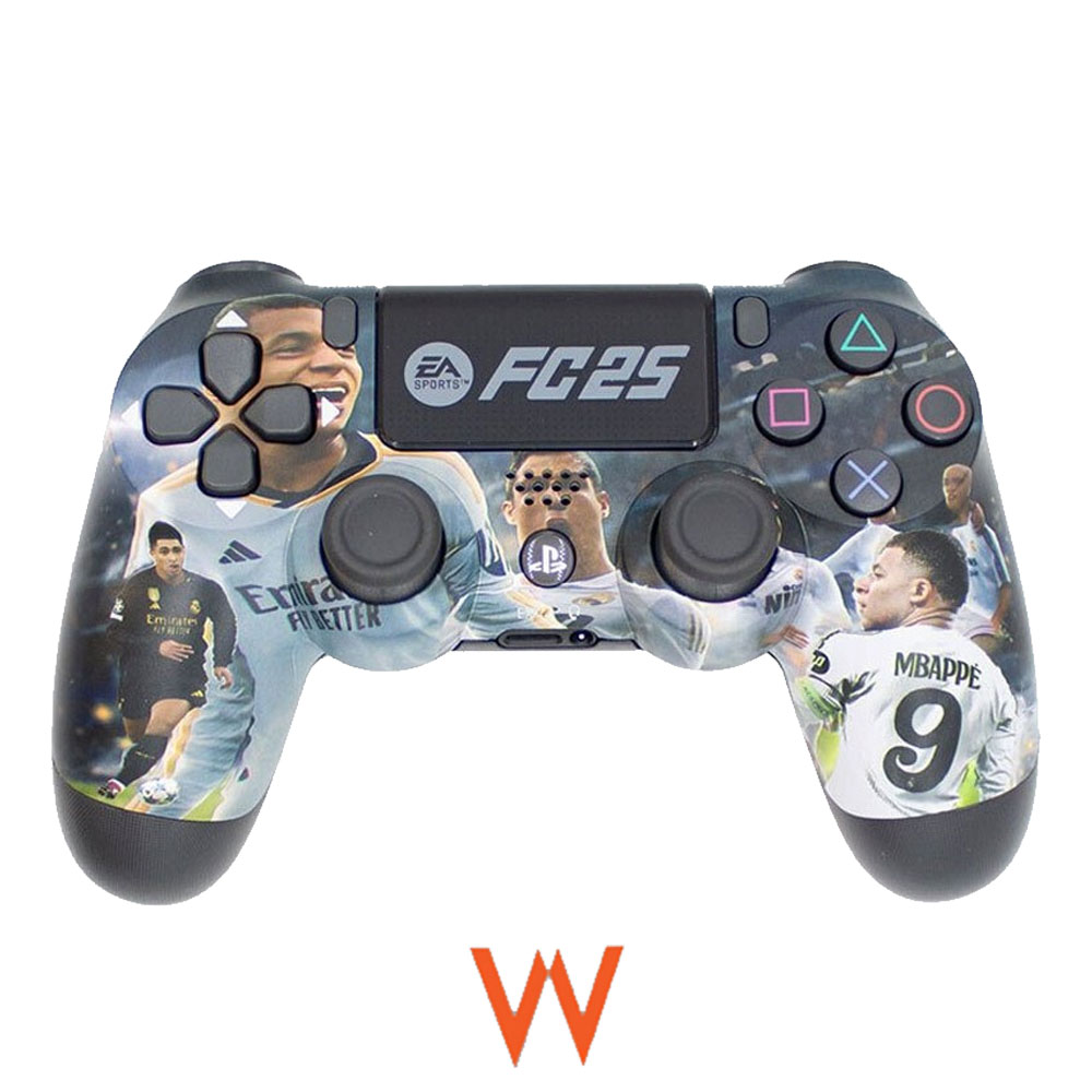 دسته بازی وایرلس بی سیم های کپی برند پلی ایکس PS4 (پلی استیشن ۴) مدل DUALSHOK CUSTOM طرح فیفا FIFA 26