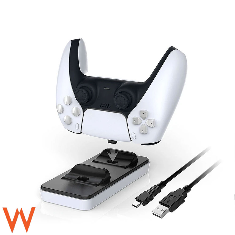 پایه شارژر و استند دو دسته پلی استیشن 5 / PS5 برند دابی با کیفیت و مقرون به صرفه