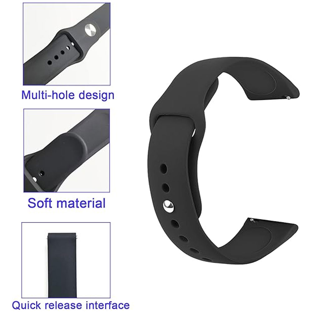 بند ساعت سیلیکونی اصلی مناسب ساعت امیزفیت Amazfit Pop 3R