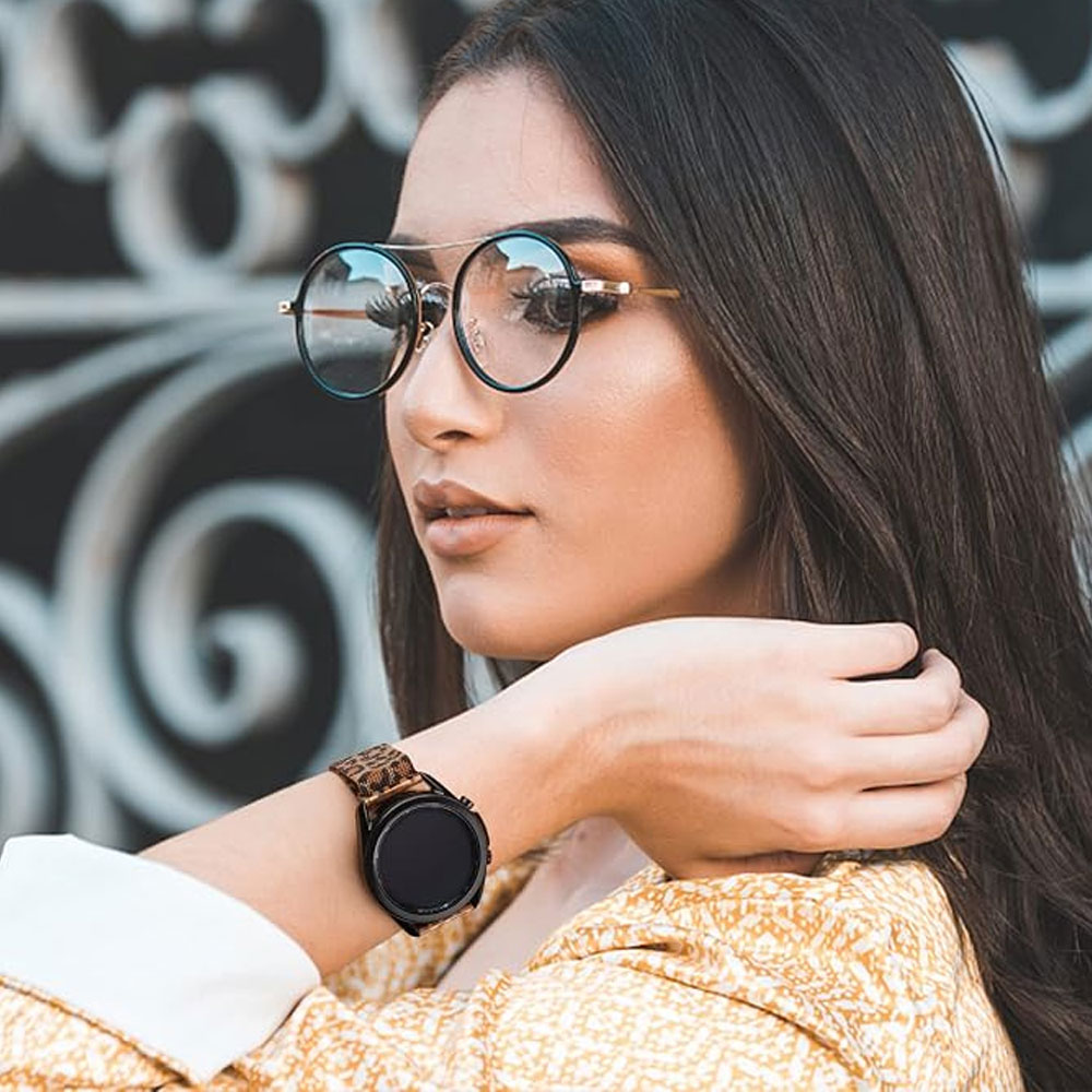 بند استیل زنانه اپل واچ طرح پلنگی مناسب ساعت شیائومی امیزفیت Amazfit GTR Lite