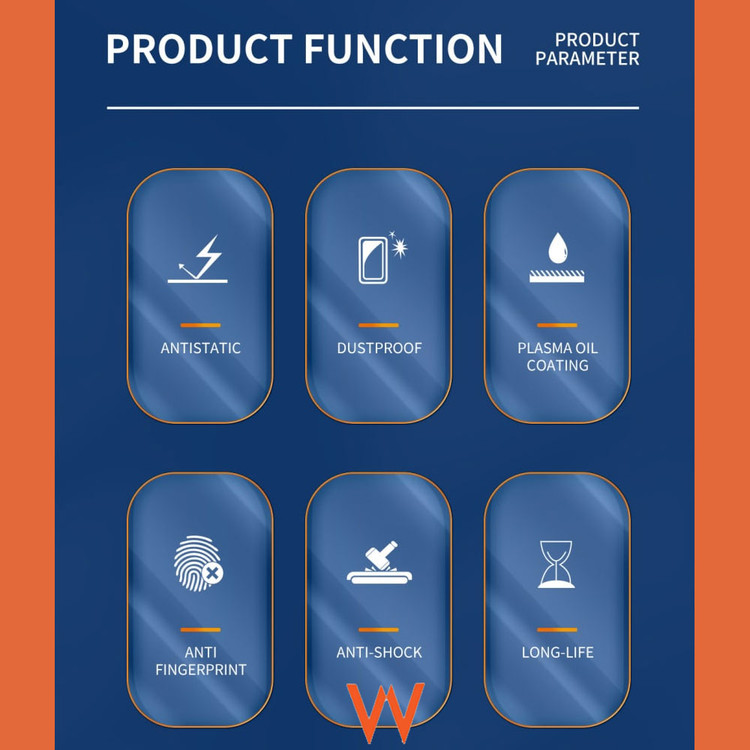 گلس فول چسب شیشه ای اپل آیفون Apple Iphone 17 مدل آنتی استاتیک از برند میتوبل