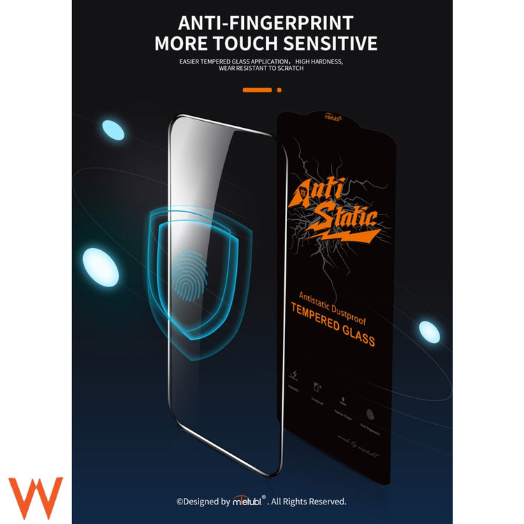 گلس فول چسب شیشه ای گوشی سامسونگ گلکسی GALAXY A36 مدل آنتی استاتیک از برند میتوبل
