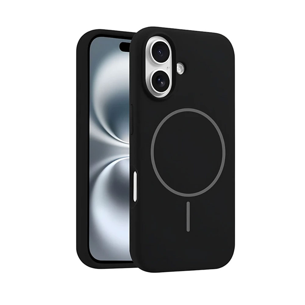 قاب گوشی مگ سیف دار سیلیکونی نرم اورجینال مناسب اپل آیفون Apple iphone 16