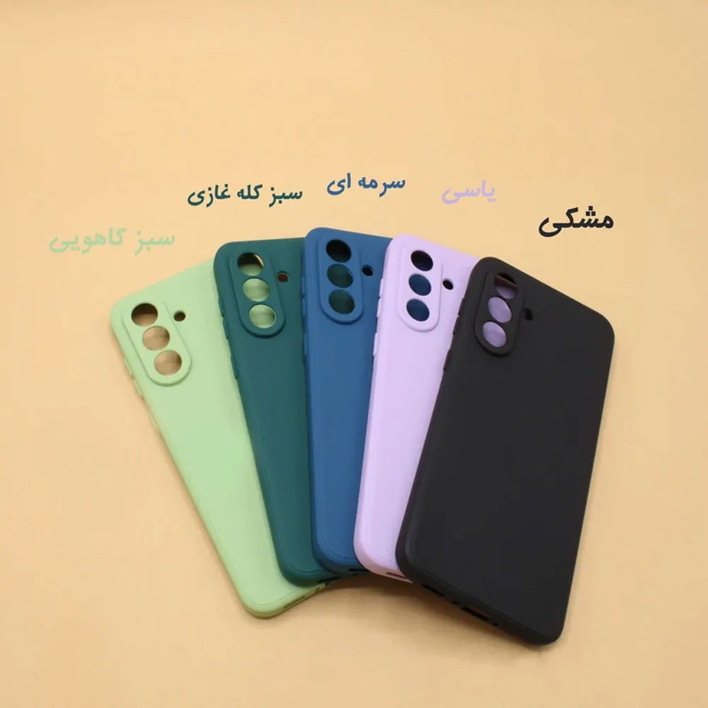 قاب سیلیکونی اورجینال گوشی سامسونگ گلکسی Samsung Galaxy A35 با پوشش مخملی