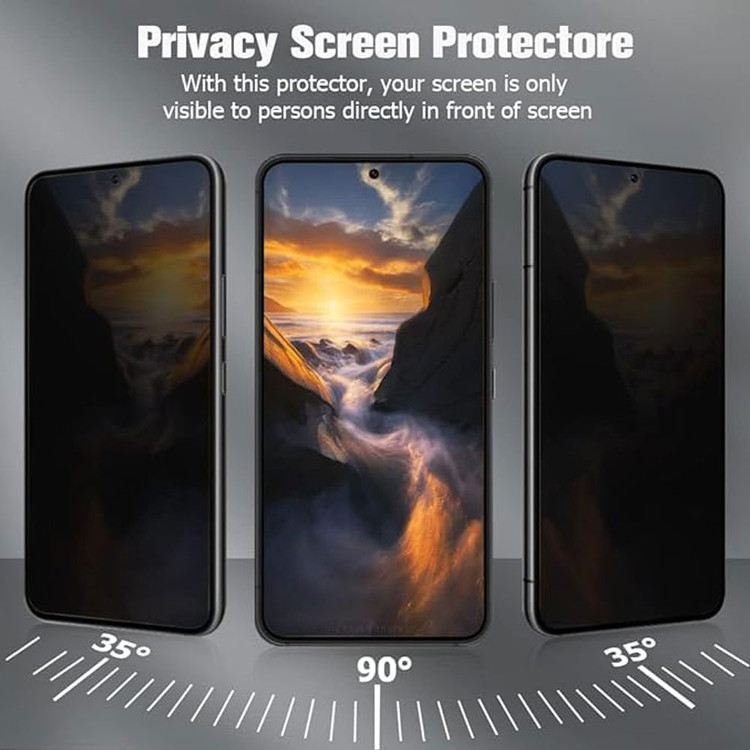 گلس پرایوسی شیشه ای مناسب سامسونگ گلکسی GALAXY A10 محافظ صفحه حریم شخصی فول چسب و بسیار با کیفیت