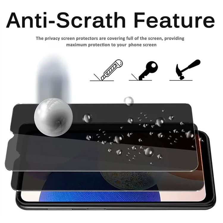 گلس پرایوسی شیشه ای مناسب گوشی موبایل سامسونگ Galaxy S21 FE 5G محافظ صفحه حریم شخصی فول چسب و بسیار با کیفیت