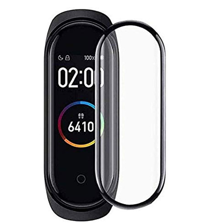 گلس مچ بند هوشمند شیائومی می بند پنج Mi Band 5 مدل نانو pmma 3D wm
