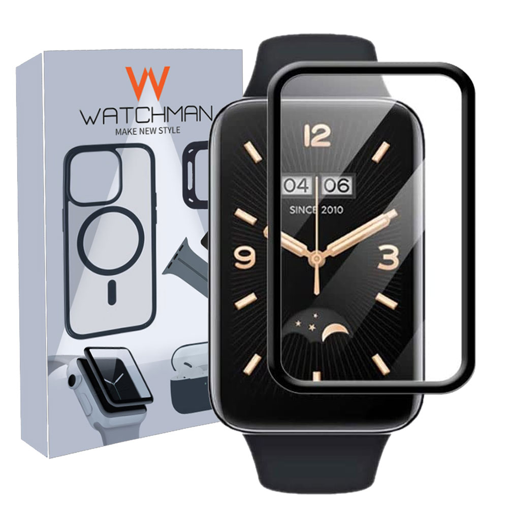 گلس مچ بند هوشمند شیائومی می بند هفت پرو Mi Band 7 PRO مدل نانو pmma 3D wm