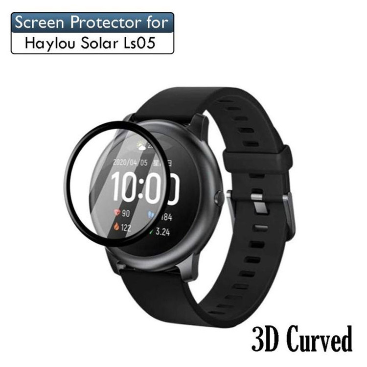 گلس مچ بند هوشمند شیائومی هایلو Haylou Solar LS05 مدل نانو pmma 3D wm