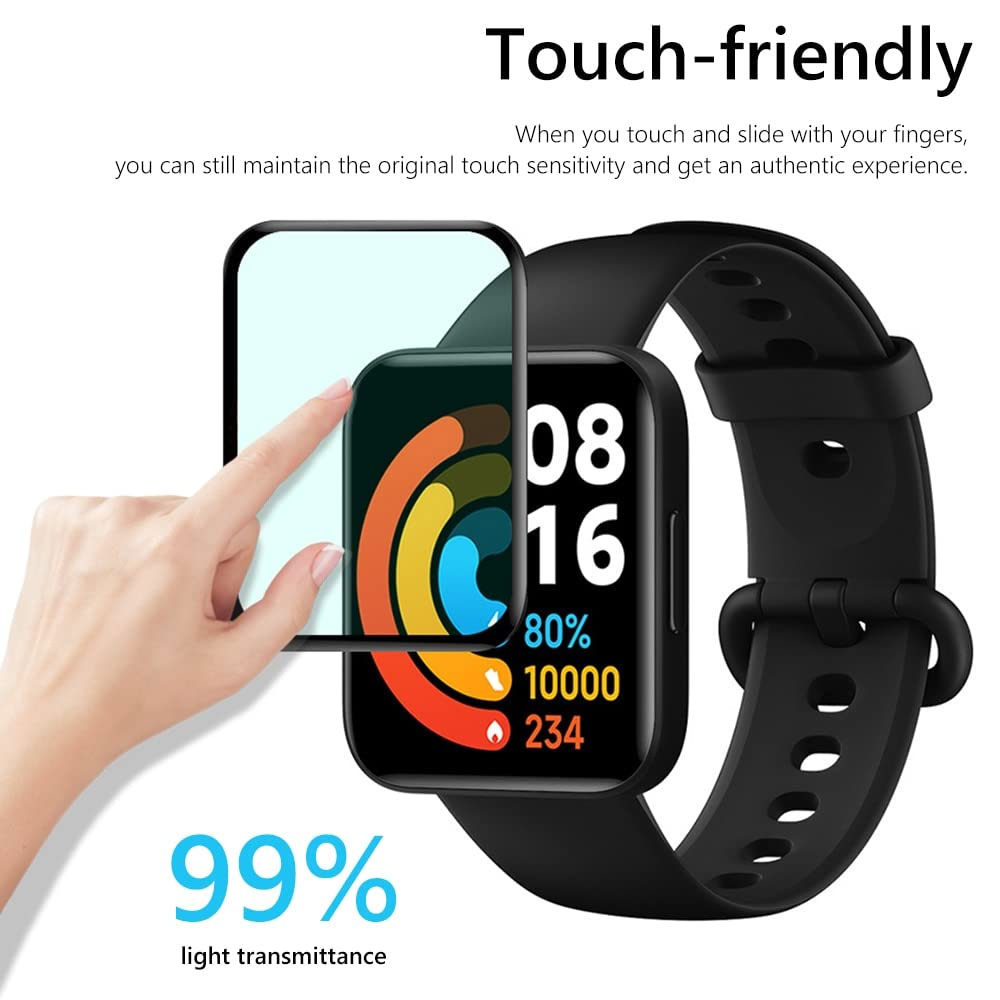 گلس ساعت هوشمند شیائومی ردمی واچ دو لایت REDMi Watch 2 Lite مدل نانو pmma 3D wm