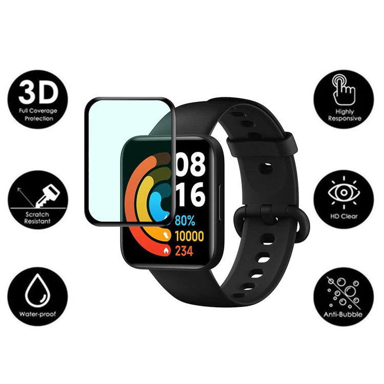 گلس ساعت هوشمند شیائومی ردمی واچ سه REDMi Watch 3 مدل نانو pmma 3D wm