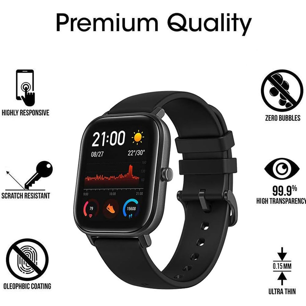 گلس ساعت هوشمند شیائومی امیزفیت AMAZFIT GTS 2 MINI مدل نانو pmma 3D wm