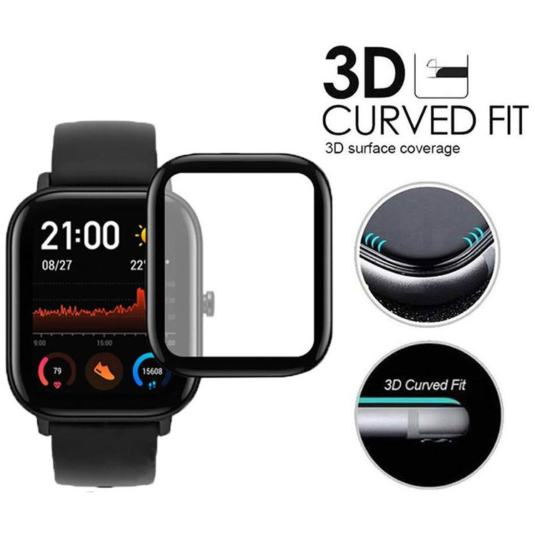 گلس ساعت هوشمند شیائومی امیزفیت AMAZFIT GTS 2E مدل نانو pmma 3D wm