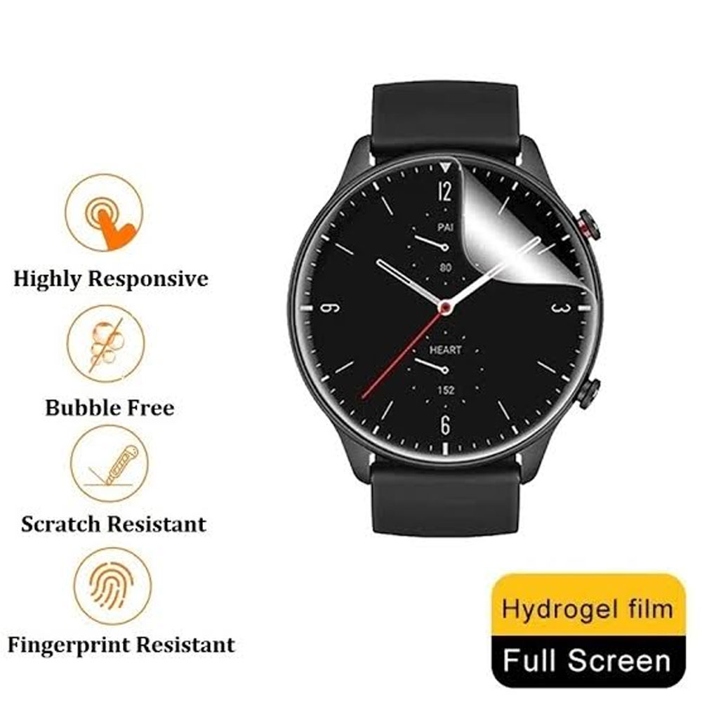 گلس ساعت هوشمند شیائومی امیزفیت AMAZFIT GTR 42MM مدل نانو pmma 3D wm