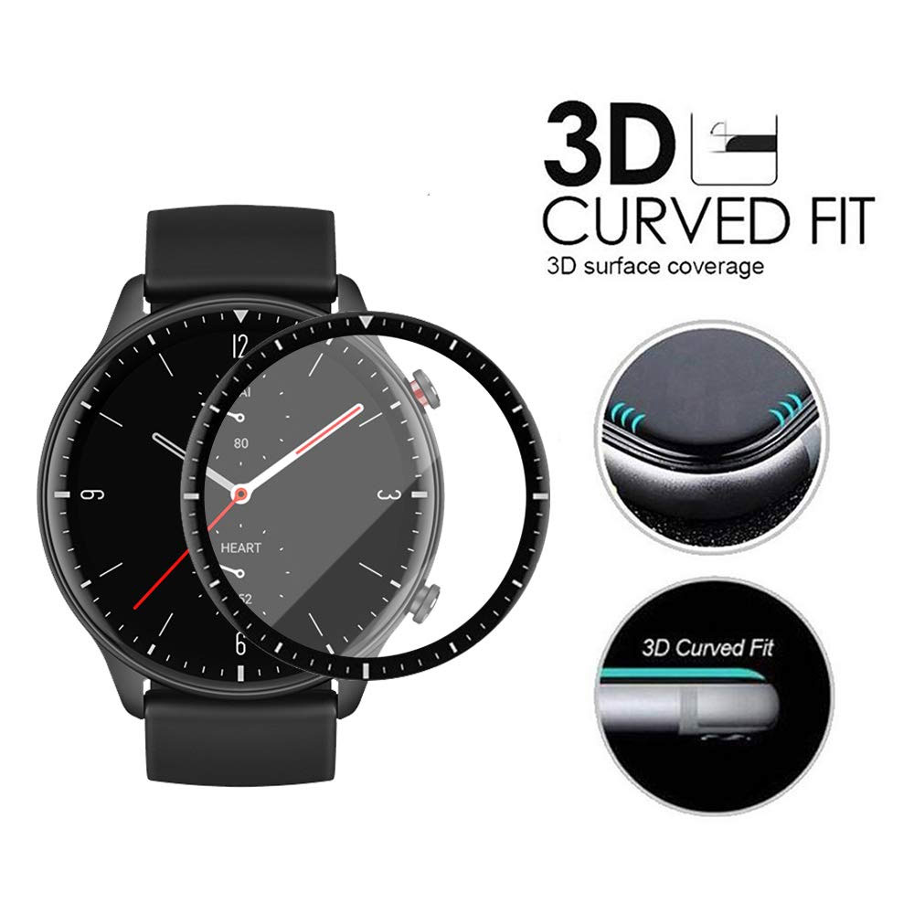گلس ساعت هوشمند شیائومی امیزفیت AMAZFIT GTR 47MM مدل نانو pmma 3D wm