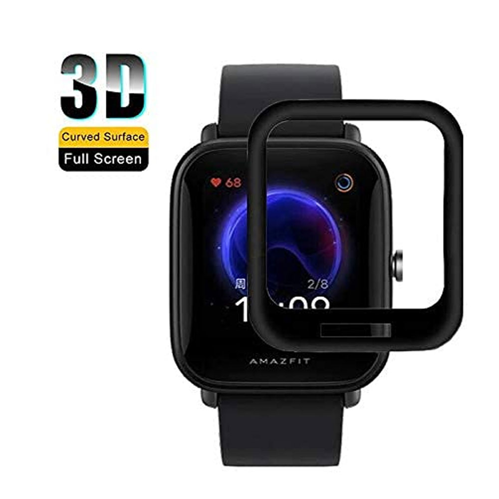 گلس ساعت هوشمند شیائومی امیزفیت AMAZFIT Bip مدل نانو pmma 3D wm