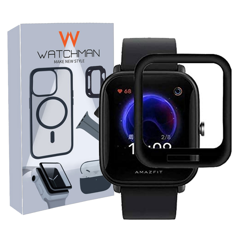 گلس ساعت هوشمند شیائومی امیزفیت AMAZFIT Bip U pro مدل نانو pmma 3D wm