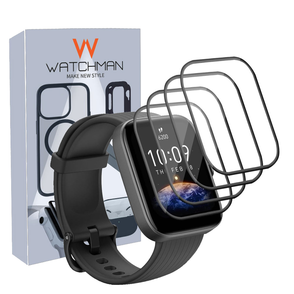 گلس ساعت هوشمند شیائومی امیزفیت AMAZFIT Bip 3 pro مدل نانو pmma 3D wm