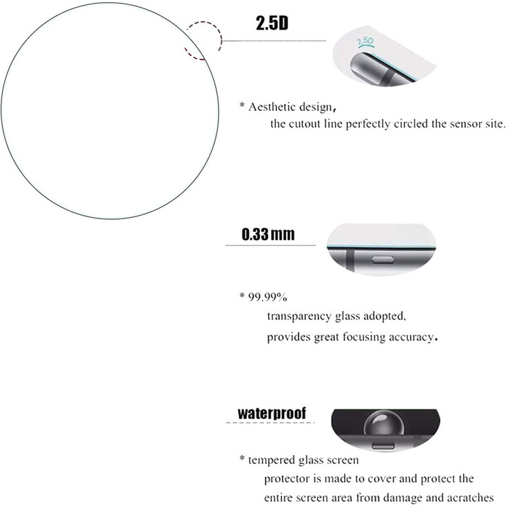 گلس ساعت هوشمند شیائومی Xiaomi Watch S1 Active مدل نانو pmma 3D wm