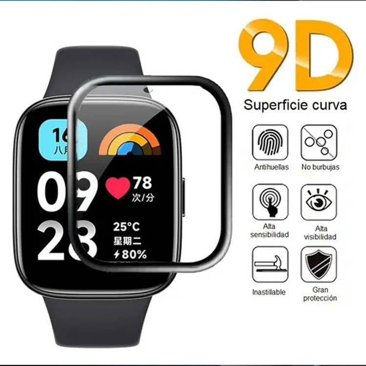 گلس ساعت هوشمند شیائومی ردمی واچ سه اکتیو / لایت Xiaomi Redmi Watch 3 Active/3lite مدل نانو pmma 3D wm