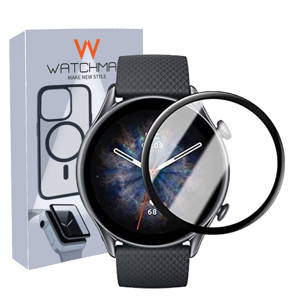 گلس ساعت هوشمند شیائومی امیزفیت AMAZFIT GTR3 PRO مدل نانو pmma 3D wm