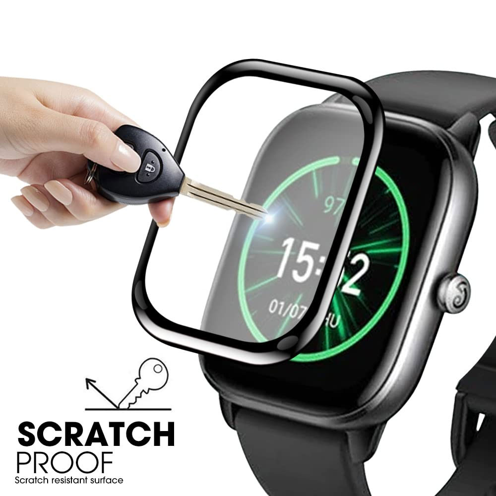 گلس ساعت هوشمند شیائومی امیزفیت AMAZFIT GTS4 مدل نانو pmma 3D wm