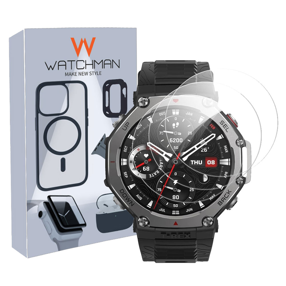 گلس ساعت هوشمند شیائومی امیزفیت تی رکس سه AMAZFIT Trex3  مدل نانو pmma 3D wm