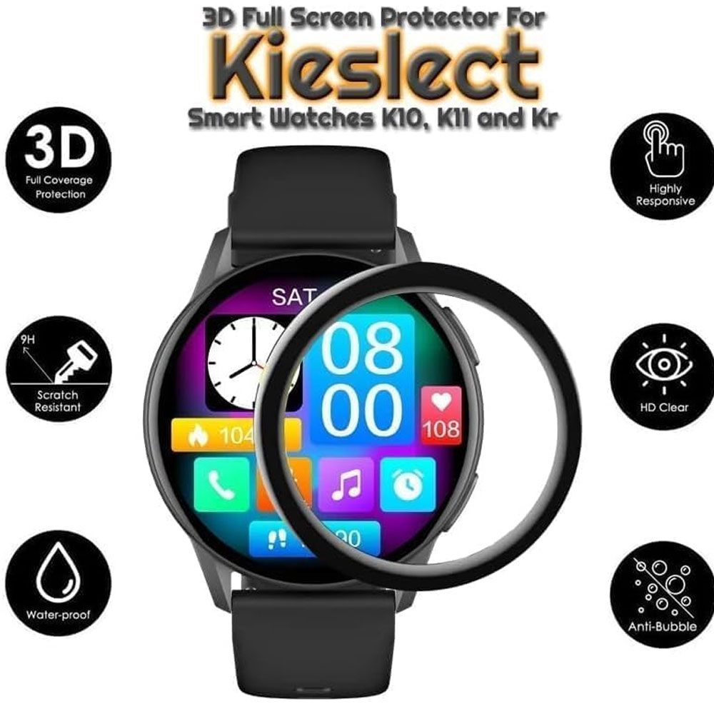 گلس ساعت هوشمند کیسلکت KIESLECT KR PRO LTD مدل نانو pmma 3D wm