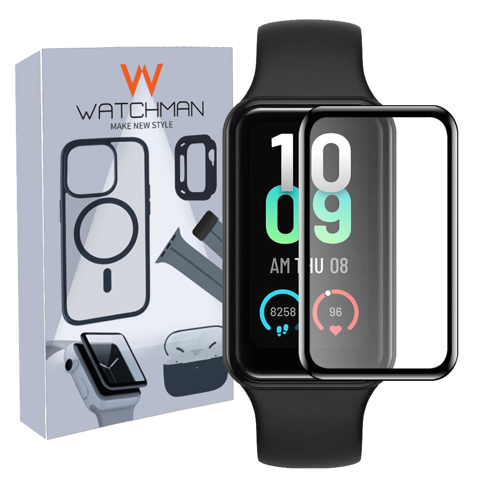 گلس ساعت هوشمند شیائومی SMART BAND 8 ACTIVE مدل نانو pmma 3D wm