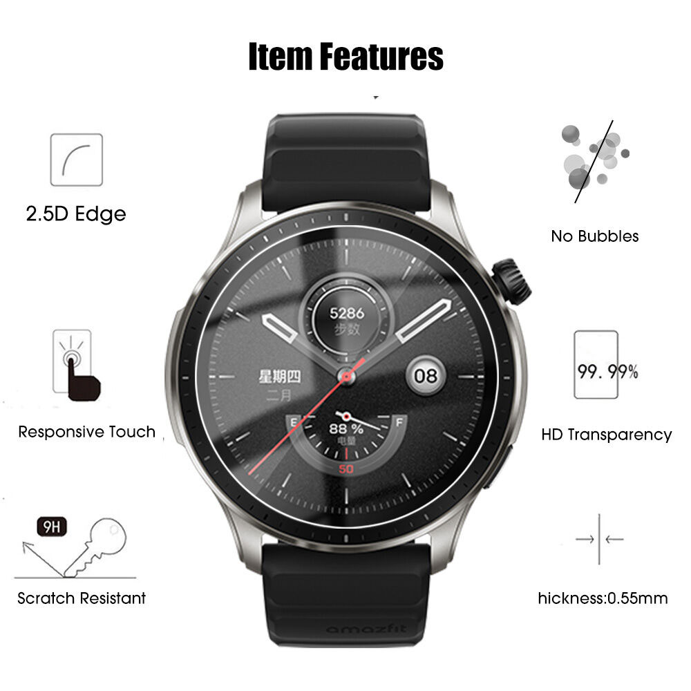 گلس ساعت هوشمند شیائومی امیزفیت AMAZFIT GTR MINI مدل نانو pmma 3D wm