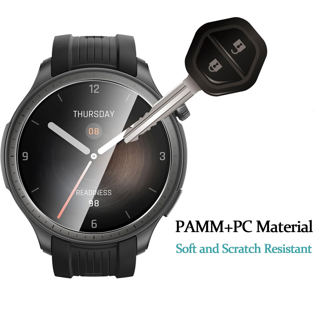 گلس ساعت هوشمند شیائومی AMAZFIT BALANCE مدل نانو pmma 3D wm