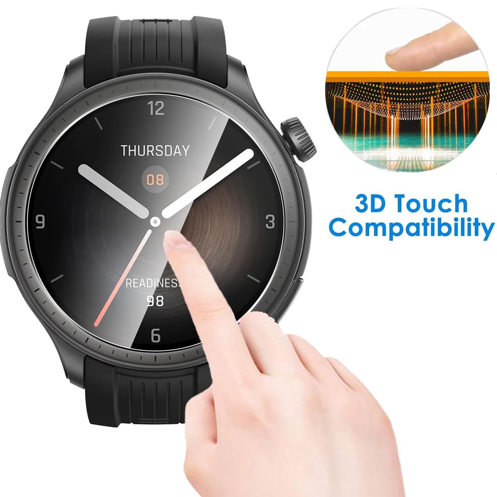 گلس ساعت هوشمند شیائومی AMAZFIT BALANCE مدل نانو pmma 3D wm