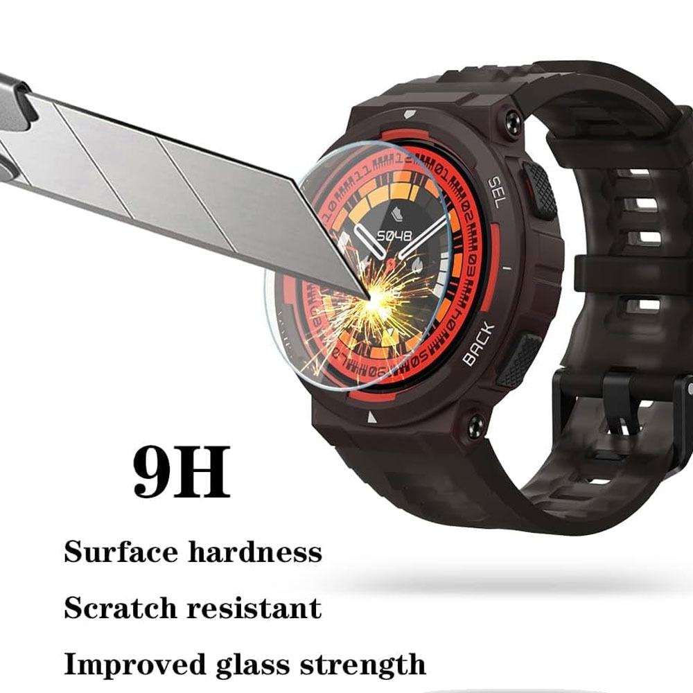 گلس ساعت هوشمند شیائومی AMAZFIT ACTIVE EDGE مدل نانو pmma 3D wm
