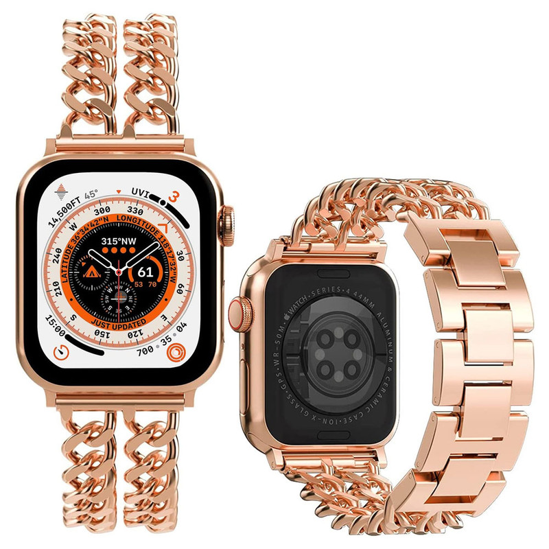 بند واچ من مدل Cartier مناسب برای اپل واچ سری 11 سایز 44 میلی متری Apple watch seri 11 44mm