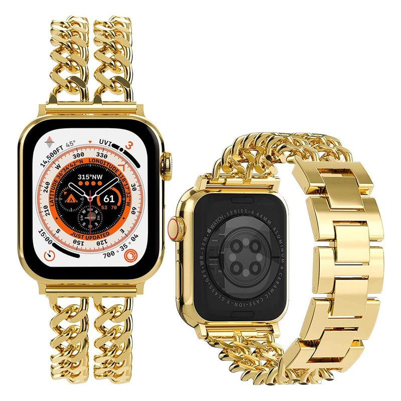 بند واچ من مدل Cartier مناسب برای اپل واچ سری 11 سایز 44 میلی متری Apple watch seri 11 44mm