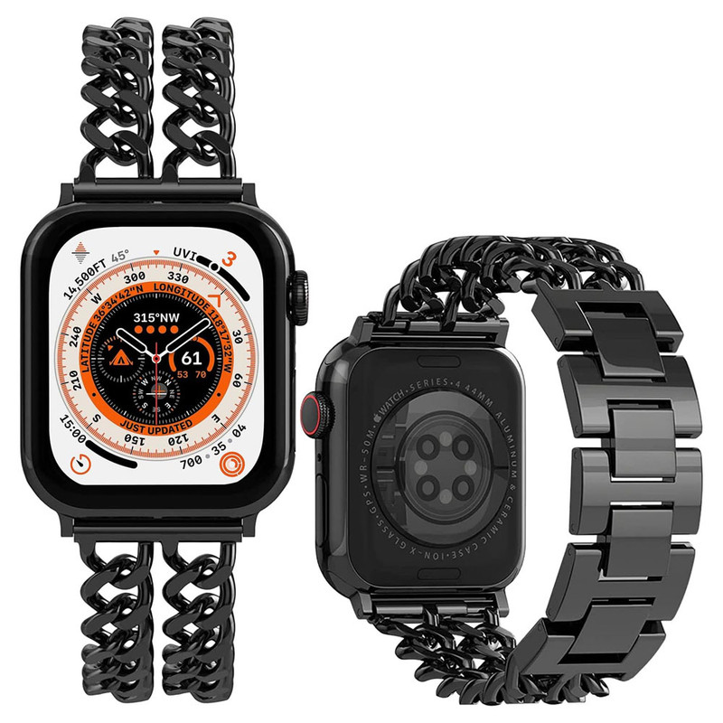 بند واچ من مدل Cartier مناسب برای اپل واچ سری 11 سایز 44 میلی متری Apple watch seri 11 44mm
