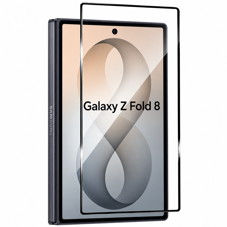 گلس فول چسب شیشه ای گوشی موبایل سامسونگ SAMSUNG Z FOLD 8 مدل آنتی استاتیک از برند میتوبل