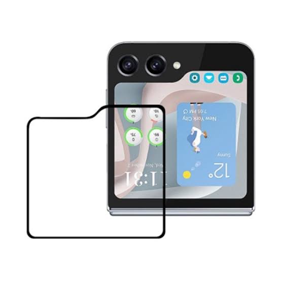 گلس فول چسب شیشه ای گوشی موبایل سامسونگ گلس فول چسب شیشه ای سامسونگ SAMSUNG Z FLIP 6 مدل آنتی استاتیک از برند میتوبل  مدل آنتی استاتیک از برند میتوبل